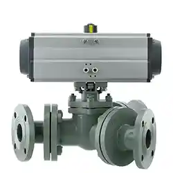 Pneumatic Y-Type Three-Way Ball Valve